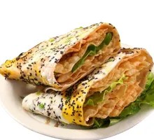 双鸡蛋双果子煎饼