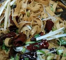 Cold-mixed tofu skin strips