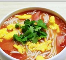番茄炒蛋盖浇面