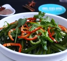 Cold-mixed kelp strands