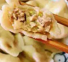 Fresh Pork Dumplings with Chinese Cabbage