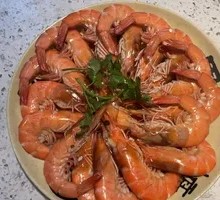 Boiled Shrimp in Salt Water