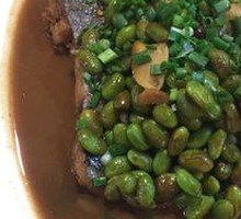Mackerel with Edamame