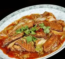 Braised Cod with Chinese Cabbage