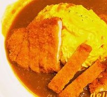 Fried Pork Cutlet Omelette Rice