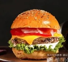 Durian Flavor Cheese Beef Burger