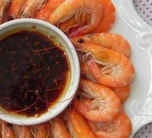 Boiled Shrimp in Salt Water