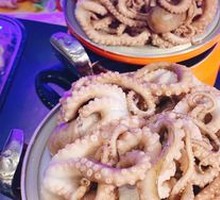 Steamed Octopus