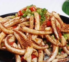 Grilled Squid on Iron Plate