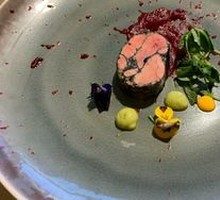 Green Tangerine Red Wine Foie Gras