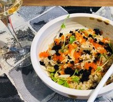 French Foie Gras and Crab Fried Rice