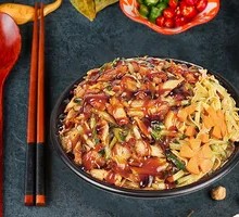 Grilled Meat & Chicken Cutlet Rice Combo