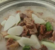 Radish and Beef Brisket