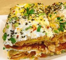 Mixed Grain Crepe with Pancake