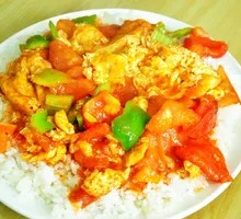 Tomato and Egg Fried Rice