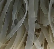 Big White Wide Noodles