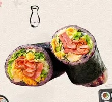 Grilled Sausage Rice Ball