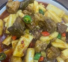 Braised Beef Tendon and Potato