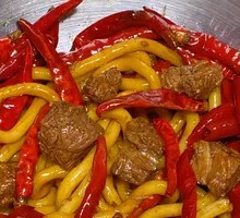 Smoky Spicy Beef Noodles