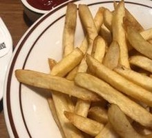 Fried French Fries with Tomato Ketchup