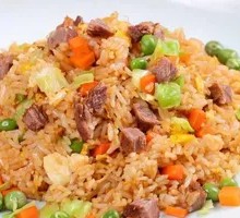 Juicy Beef Fried Rice