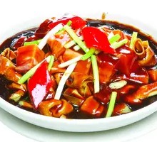 Braised Pork with Tofu Skin Knots