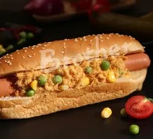 Meat Floss Hot Dog