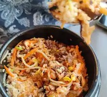 Korean Stone Pot Beef Rice