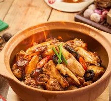 Stewed Chicken with Mushrooms