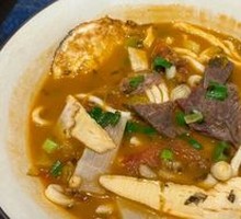 Hand-Cut Pickled Cabbage Beef Noodle Soup