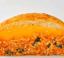 Egg Yolk Custard Seaweed Pork Floss Pineapple Bun