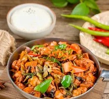 Sour Cabbage Stir-Fried Chicken Rice