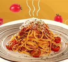 Homemade Tomato Meat Sauce Pasta