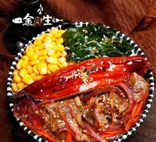 Eel and Beef Rice Bowl