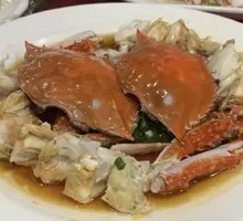 Scallion Oil Steamed Swimming Crab
