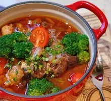 Red Wine Braised Beef Tail