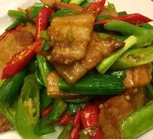 Spicy Green Pepper Pork Rice