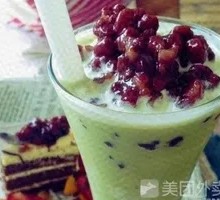 Matcha Red Bean Ice Slush
