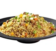 Fermented Black Vegetable and Beef Fried Rice