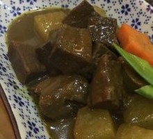Curry Braised Beef Tongue