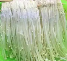 Aluminum-Wrapped Enoki Mushrooms