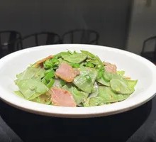 Salted Pork Stir-Fried with Flat Beans