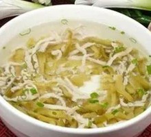 Pickled Vegetable and Pork Stir-Fry Soup