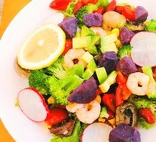 Lemon Avocado Shrimp Salad