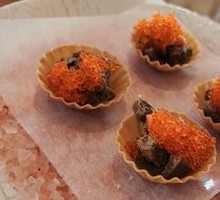 Fish Roe Papaya Beef Tower