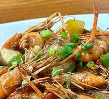 Stir-fried River Shrimp