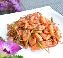 Stir-fried River Shrimp