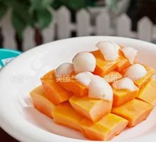Bamboo Shoot and Papaya Steamed