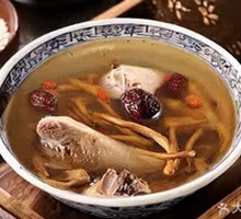 Duck Soup with Tea Tree Mushrooms