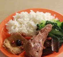 Braised Duck Head Rice